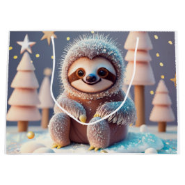 Das Winterwunderland von Snowy Sloth Große Geschenktüte