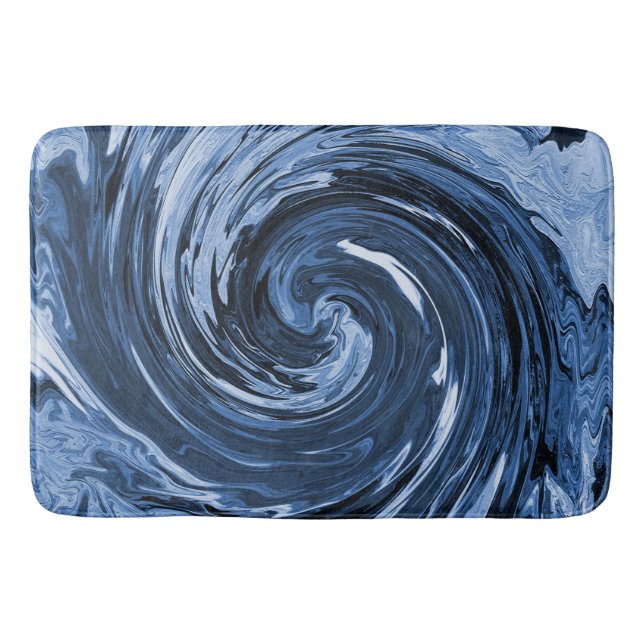 Das wirbelnde Curling... Badematte (Vorderseite)