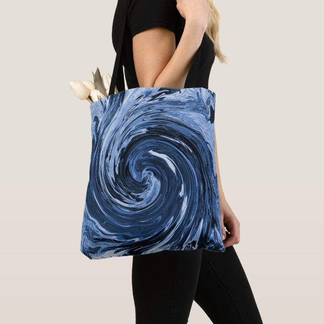 Das wirbelnde Curling... Tasche (Von Nahem)