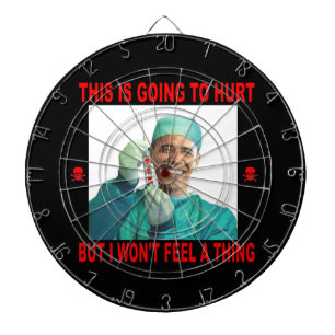 DAS WIRD SCHWER, DU NICHT ICH. DARTSCHEIBE