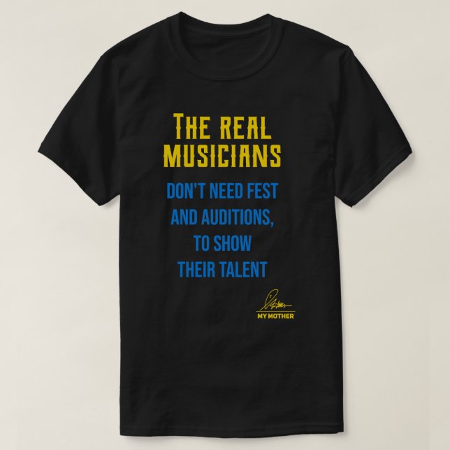 Das wirklich lustige Geschenk der Musiker T-Shirt (Design vorne)