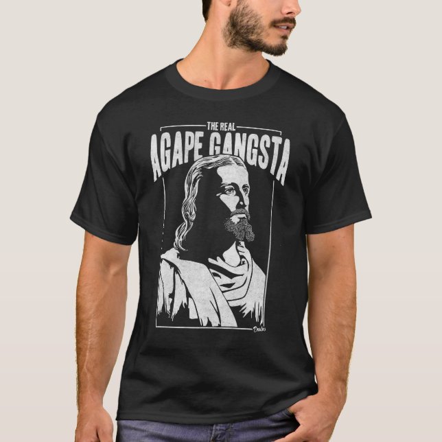 Das wirkliche gaffende Gangsta T-Shirt (Vorderseite)