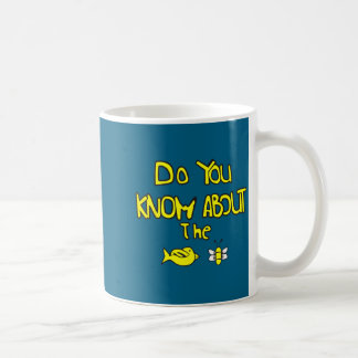 Das Wissen über Tier Vogel Biene Kaffeetasse