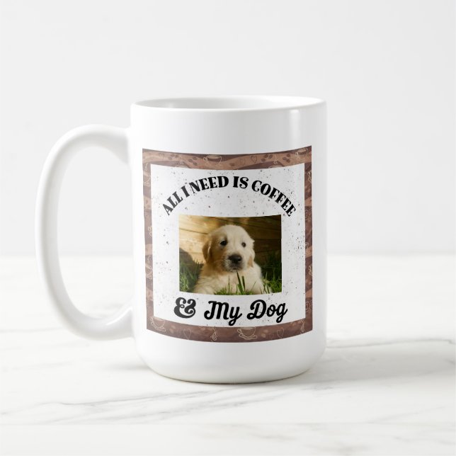 Das Witzige, was ich brauche, ist Kaffee und mein  Kaffeetasse (Links)