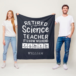 Das Wochenende für immer lehren ermüdete Wissensch Fleecedecke