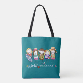 Das Wochenenden-Tasche des Mädchens Tasche