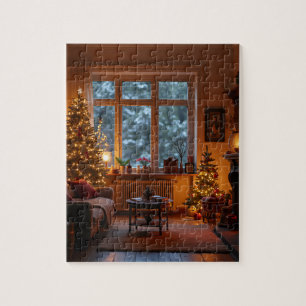 das Wohnzimmer zu Weihnachten