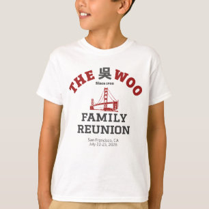 Das Woo-Familientreffen Kinder-T T-Shirt