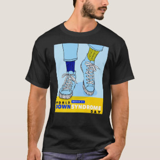 Das World Down Syndrome Day Awareness Socks Down R T-Shirt