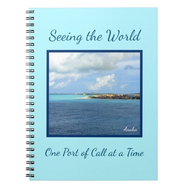 Das World Port of Call Cruise Journal Notizblock (Vorderseite)