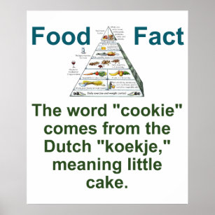 Das Wort "Cookie" stammt aus den Niederlanden - Na Poster