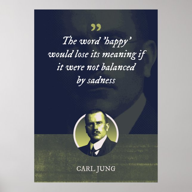 Das Wort "glücklich" würde seine Bedeutung verlier Poster (Vorne)