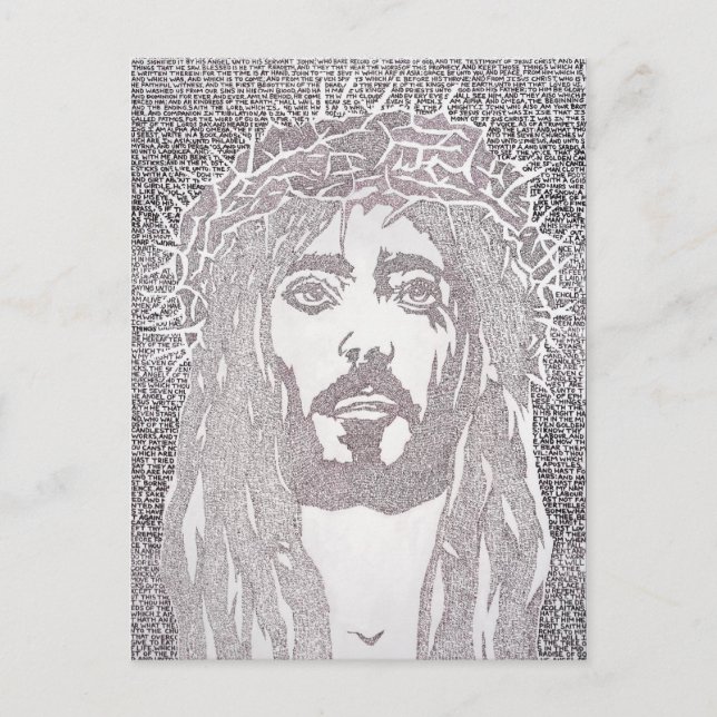 Das Wort ist Christus Postkarte (Vorderseite)