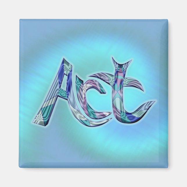 Das Wort Magnet (Vorne)