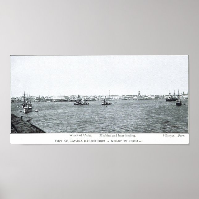 Das Wrack der USS Maine Poster (Vorne)