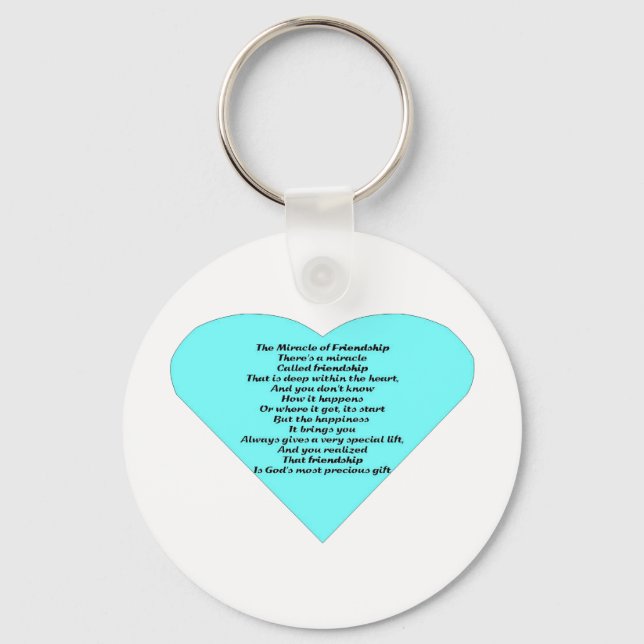 Das Wunder der Freundschaft Schlüsselanhänger (Vorderseite)