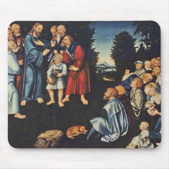 Das Wunder der fünf Laibe &Two Fische Mousepad (Vorne)
