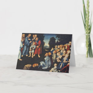 Das Wunder der Fünf liebt und zwei Fische Karte