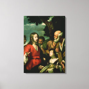 Das Wunder der Laibe und der Fische, c.1630 Leinwanddruck
