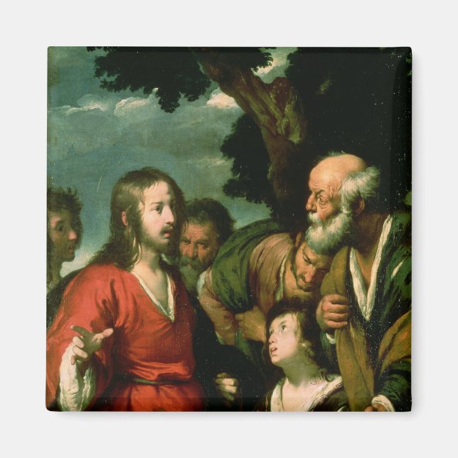 Das Wunder der Liebe und der Fische, c.1630 Magnet (Vorne)