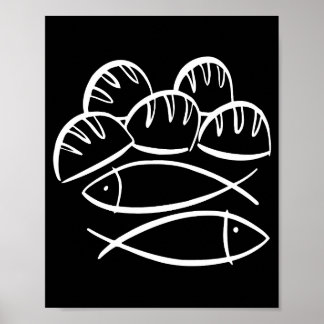 Das Wunder der Liebe und des Fisches - Ein Symbol Poster