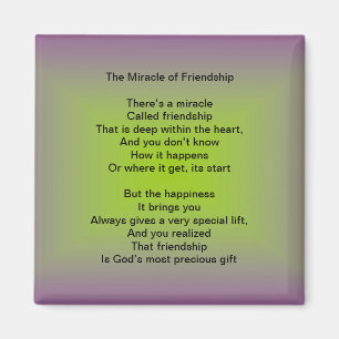 Das Wunder des Freundschaftsmagneten Magnet