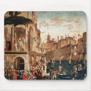 Das Wunder des Relikts des wahren Kreuzes Mousepad