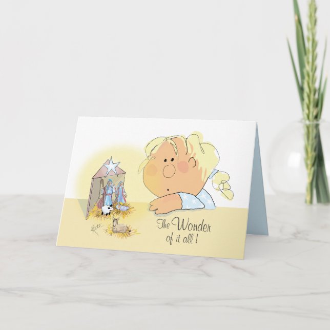 Das Wunder von alles! Feiertagskarte (Vorderseite)