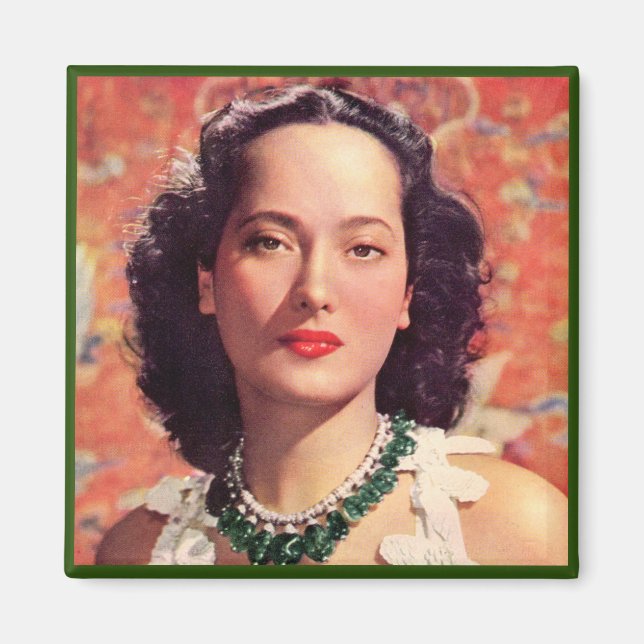 das wunderschöne Merle Oberon Magnet (Vorne)