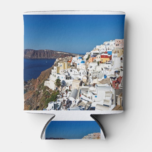 Das wunderschöne Oia in Santorin, Griechenland Dosenkühler (Vorderseite)