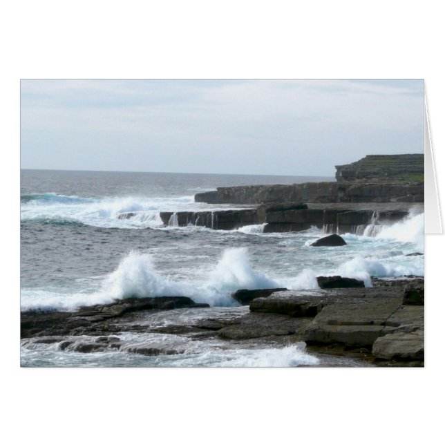 Das Wurmloch, die atlantische Seite des Inis Mor (Vorderseite (Horizontal))