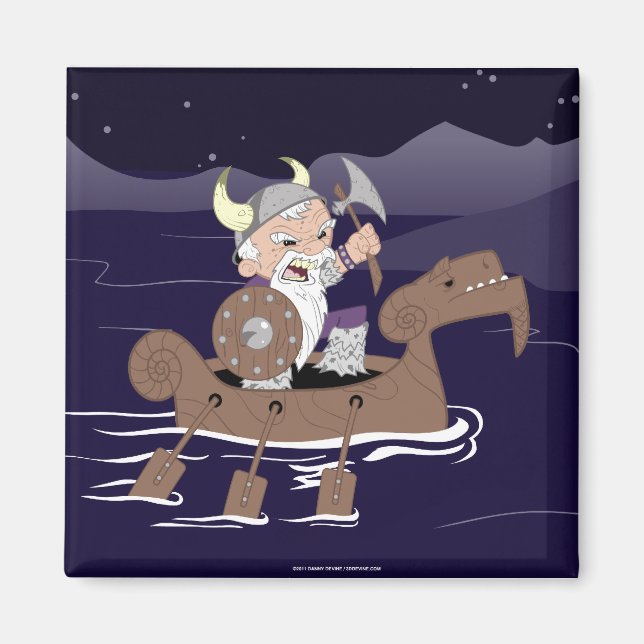 Das wütende Viking Magnet (Vorne)