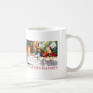 DAS WÜTENDEN DER TEE-PARTY DES HUTMACHERS KAFFEETASSE