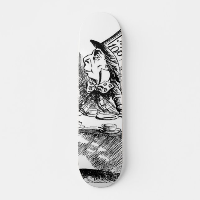 Das wütenden der Tee-Party des Hutmachers Skateboard (Vorne)