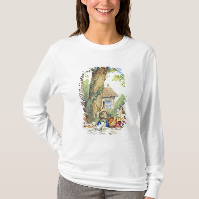 Das wütenden der Tee-Party des Hutmachers T-Shirt (Vorderseite)