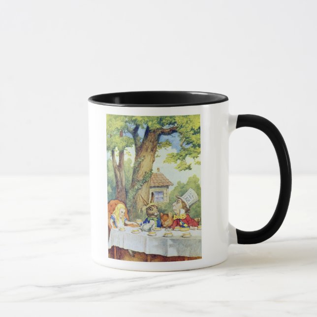 Das wütenden der Tee-Party des Hutmachers Tasse (Rechts)