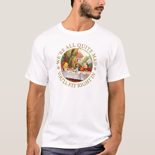 Das wütenden der Tee-Party des Hutmachers - "wir T-Shirt (Vorderseite)
