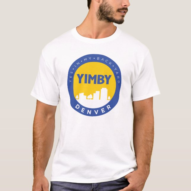 Das YIMBY Denver der Männer Logo-T-Shirt T-Shirt (Vorderseite)