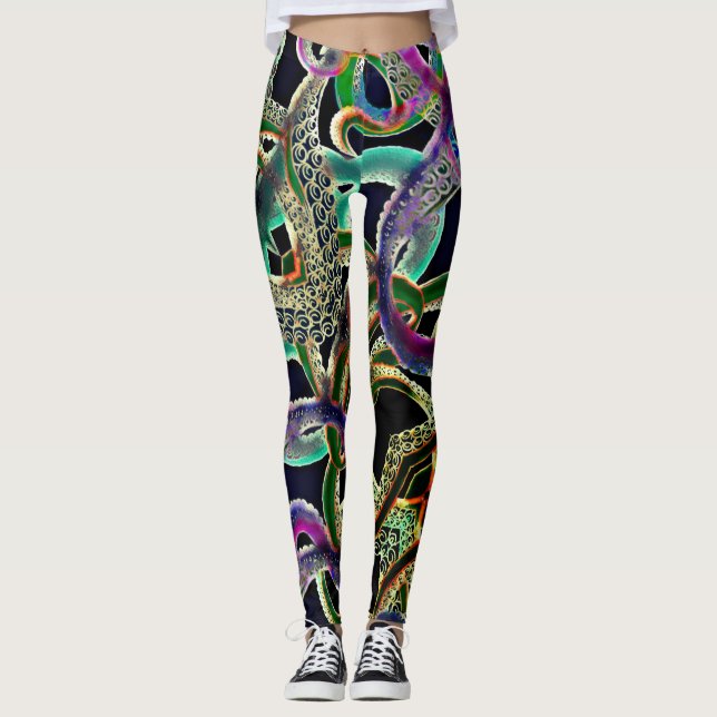 Das Yoga-Hosen der Kraken Leggings (Vorderseite)