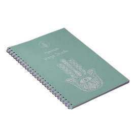 Das Yoga Studio Hamsa von Seafoam Green ist indivi Notizblock