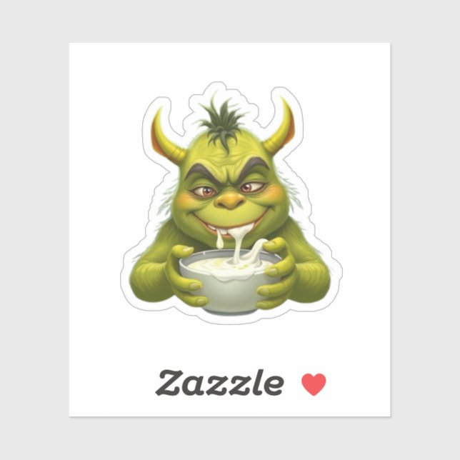 Das "yOGREt" Aufkleber (Blatt)