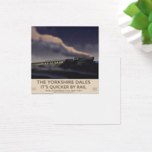 Das Yorkshire Dales Railway Plakat