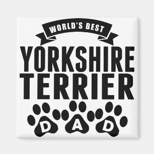 Das Yorkshire-Terrier-Vater der Welt bester Magnet