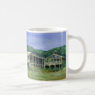 Das Zack Haus, Leuchtturm-Straße durch Arnold Zac Kaffeetasse