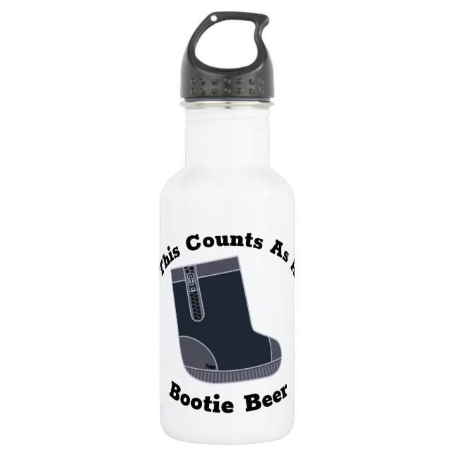 Das zählt als Bootie Beer Kayak Edelstahlflasche (Vorderseite)