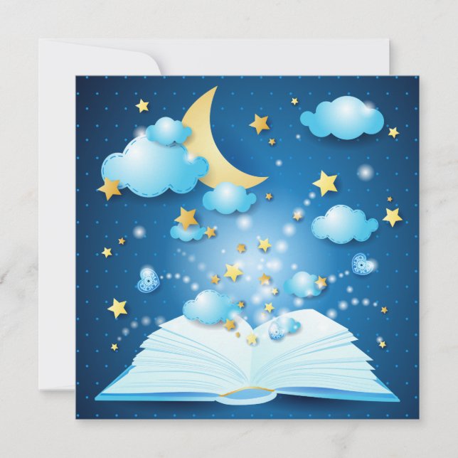 Das Zauberbuch, Einladung (Vorderseite)