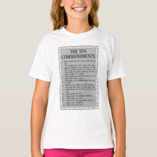 Das Zehn Gebote Bibelmädchen T-Shirt