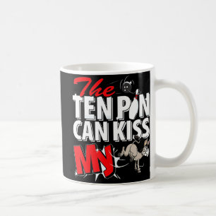 Das zehnte Button kann meinen Donkey-Bowling küsse Kaffeetasse