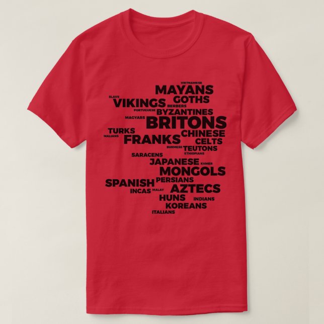 Das Zeitalter der Empires-Welt T-Shirt (Design vorne)