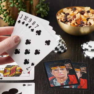 Das Zeitreisende Gemälde von Alfred Fox Spielkarten